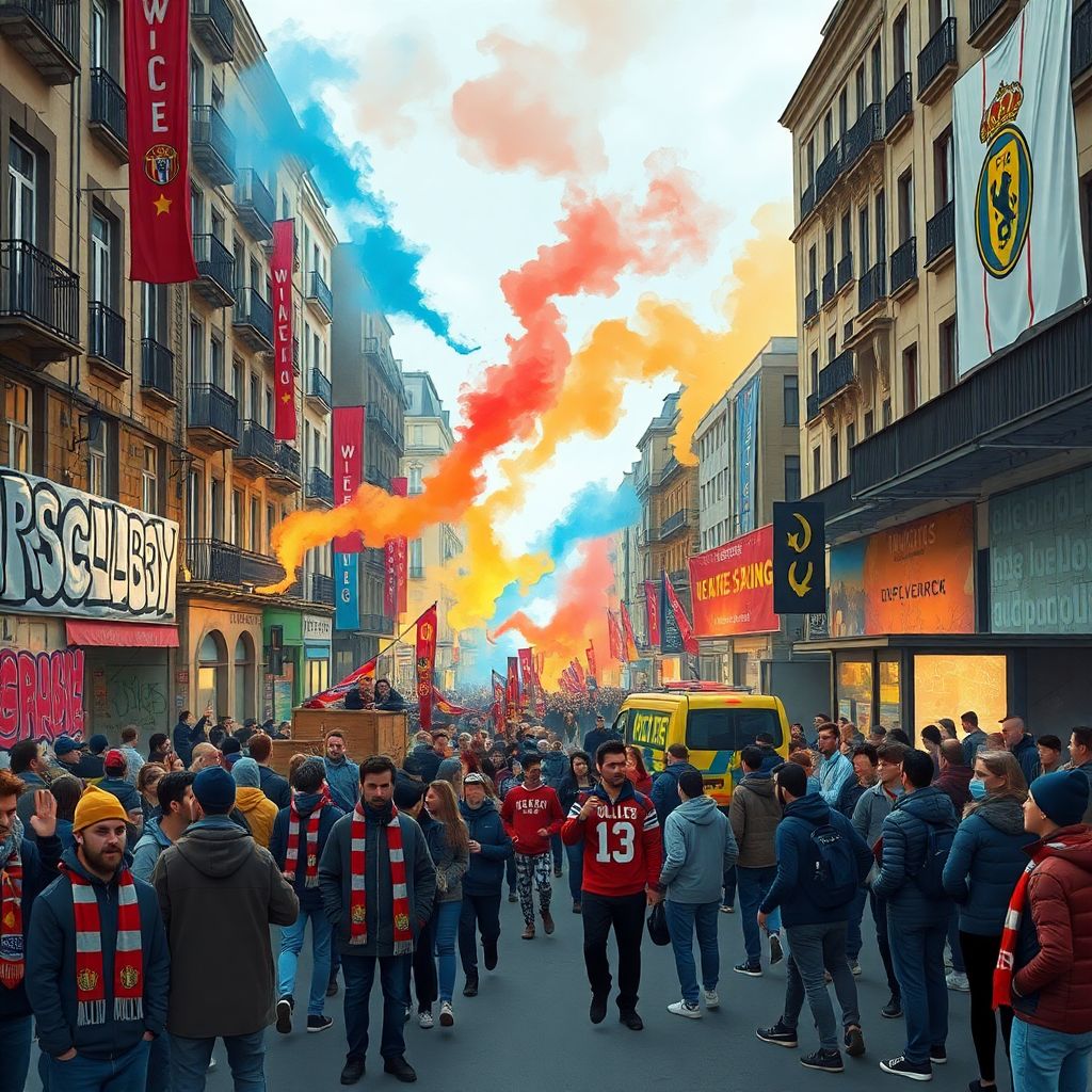 Улицы как арена дерби: хроника фанатской культуры в городском пространстве